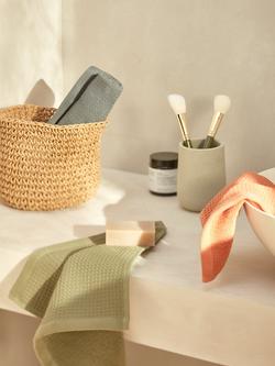 John Lewis Spa Waffle Face Cloths, Pack of 3 - view 2, Multi