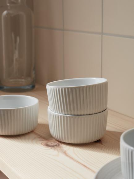John Lewis Porcelain Ramekins, Set of 4, White - view 2, White