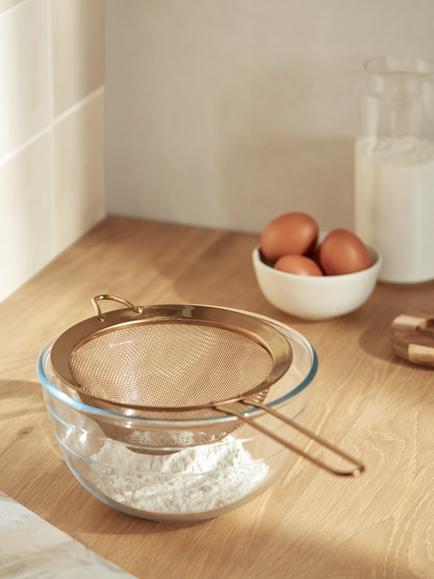 John Lewis Stainless Steel Sieve, Copper - view 2, Copper