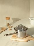 John Lewis Classic Lidded Saucepot, 12cm, 700ml