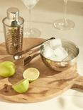 John Lewis Hammered Stainless Steel Cocktail Shaker, 300ml