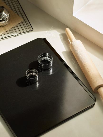 John Lewis Professional Non-Stick Baking Sheet, Large - view 2, Black