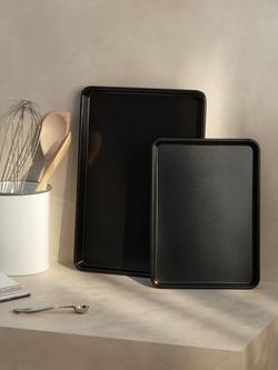 John Lewis Professional Non-Stick Baking Tray - view 2, Black