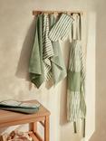 John Lewis Staggered Stripe Cotton Double Oven Glove