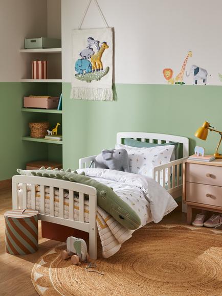 John Lewis Elementary Toddler Bed - view 2, White