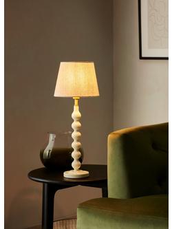 John Lewis Bobbin Table Lamp - view 2, Cream
