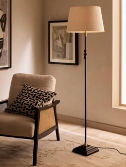 John Lewis Mid-Century Stick Floor Lamp, Black - view 2, Black