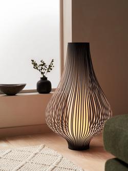 John Lewis Harmony Ribbon Small Table Lamp - view 2, Black