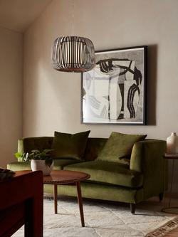 John Lewis Harmony Small Ribbon Ceiling Light - view 2, Black