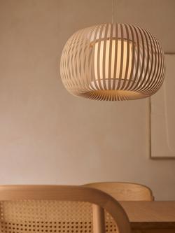 John Lewis Harmony Small Ribbon Ceiling Light - view 2, Natural