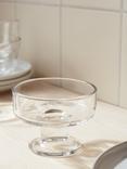 John Lewis Glass Sundae Dish, Set of 4, 10cm, Clear