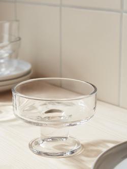 John Lewis Glass Sundae Dish, Set of 4, 10cm, Clear - view 2, Clear