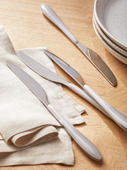 John Lewis Studio Table Knives, Set of 4 - view 2, Grey