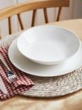 John Lewis Wave Fine China Pasta Bowl, 22cm