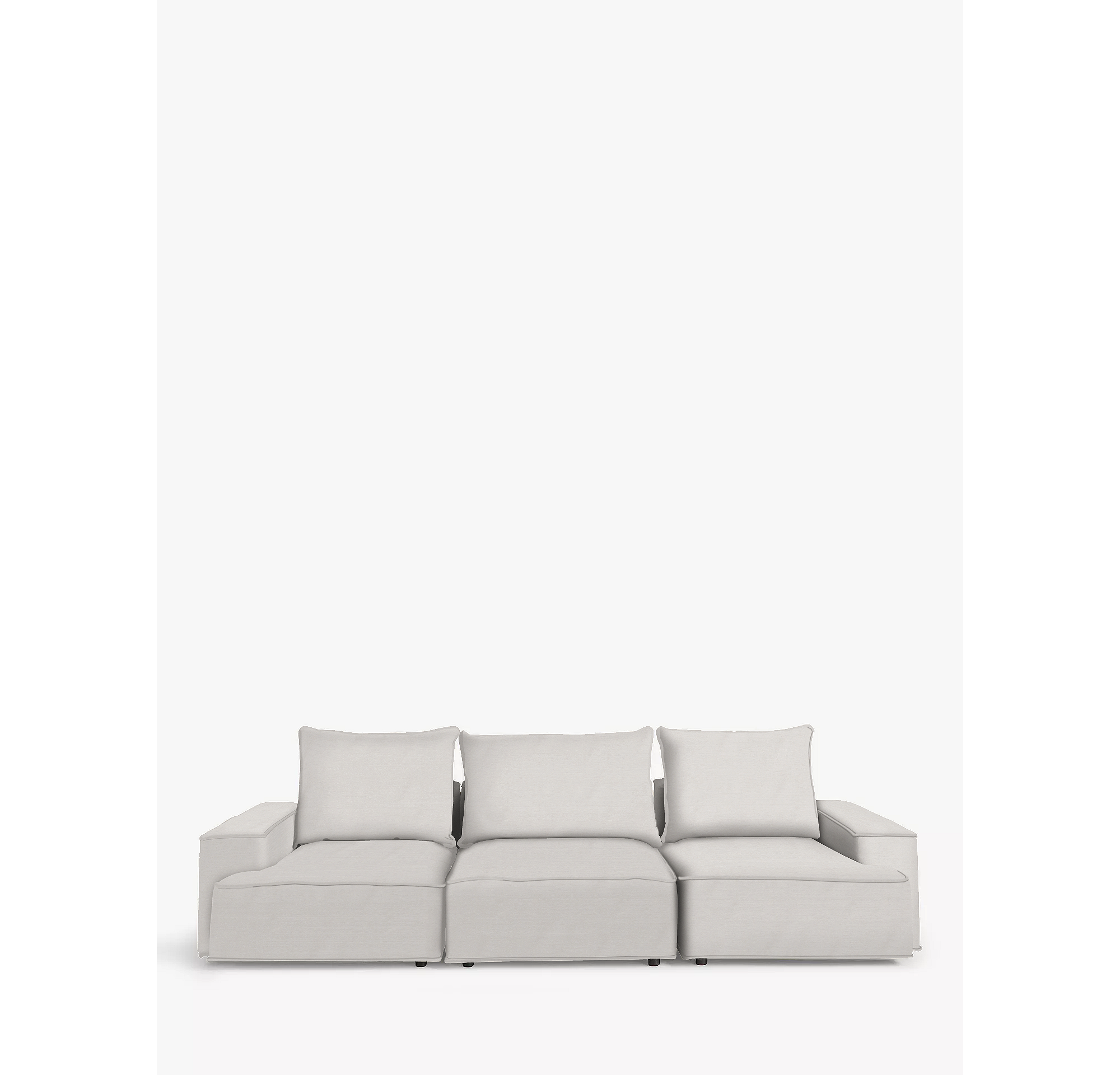 Border Range, Aquaclean Titan Plain Fabric, Oyster White, Price Band D