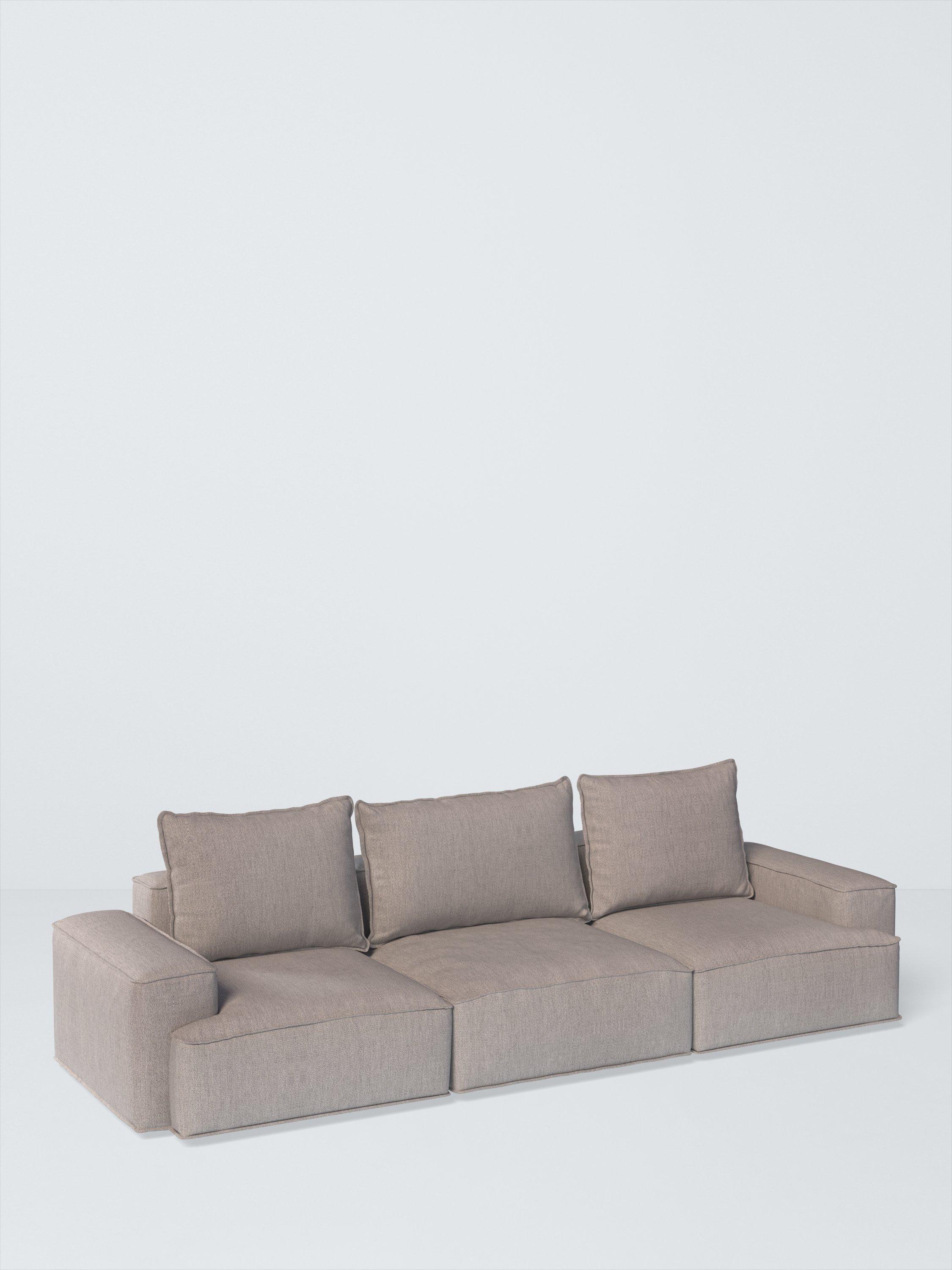 Border Range, John Lewis Twisted Boucle Fabric, Silver Grey, Price Band D