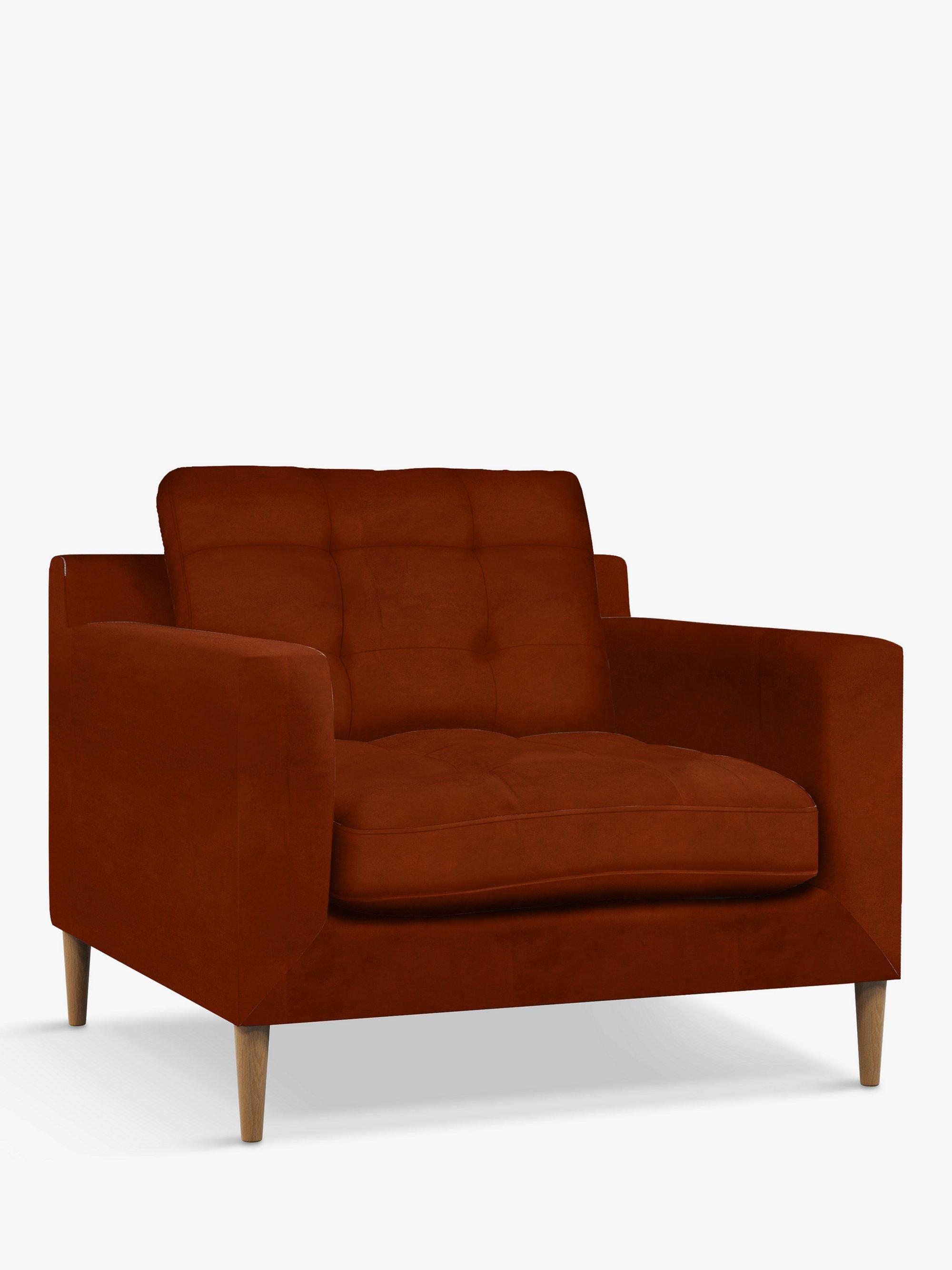 Draper II Range, John Lewis Easy Clean Plush Velvet Fabric, Auburn, Price Band B
