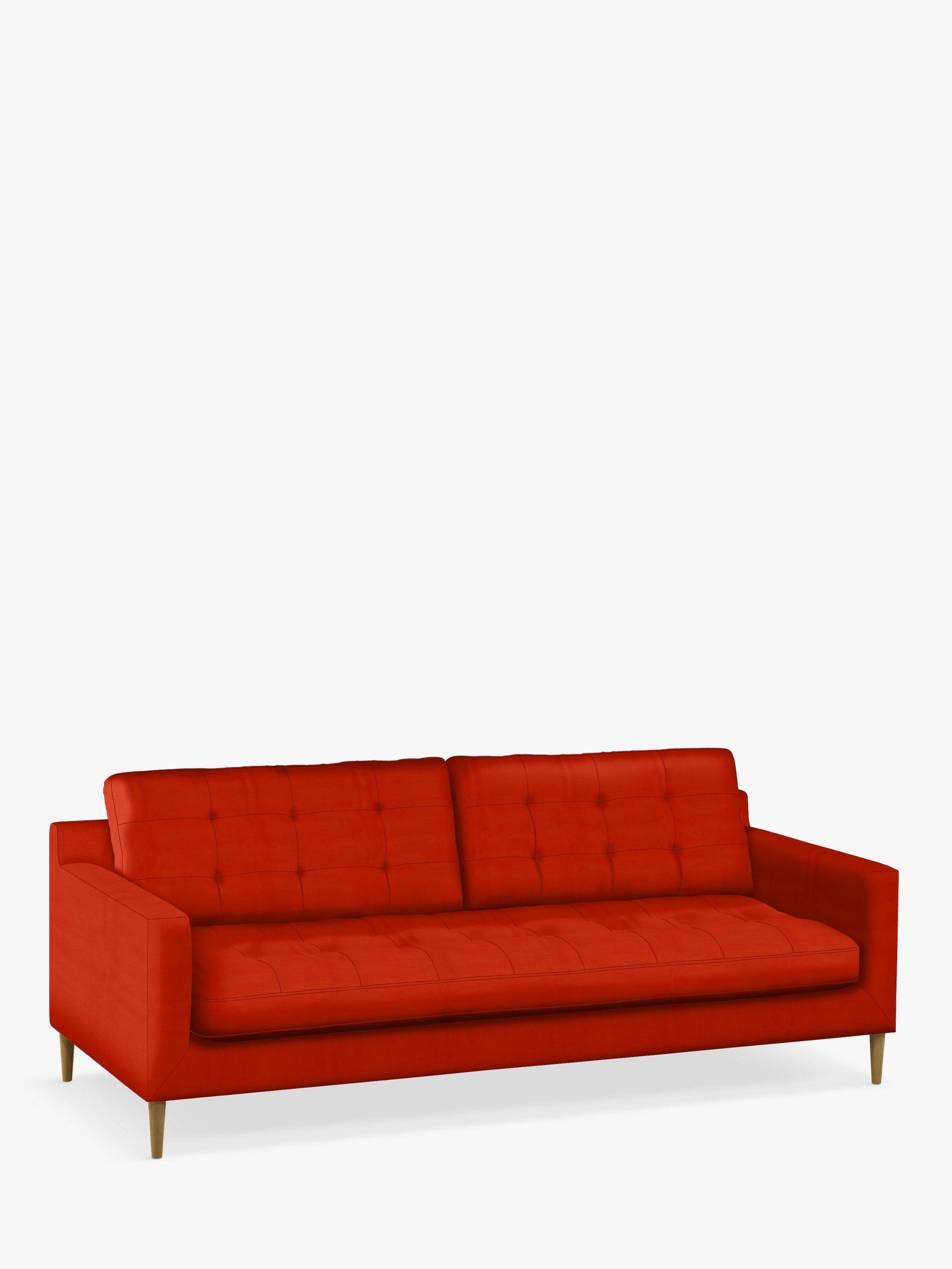 Draper II Range, John Lewis Easy Clean Plush Velvet Fabric, Paprika, Price Band B
