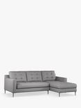 John Lewis Draper II Chaise RHF Sofa, Metal Leg