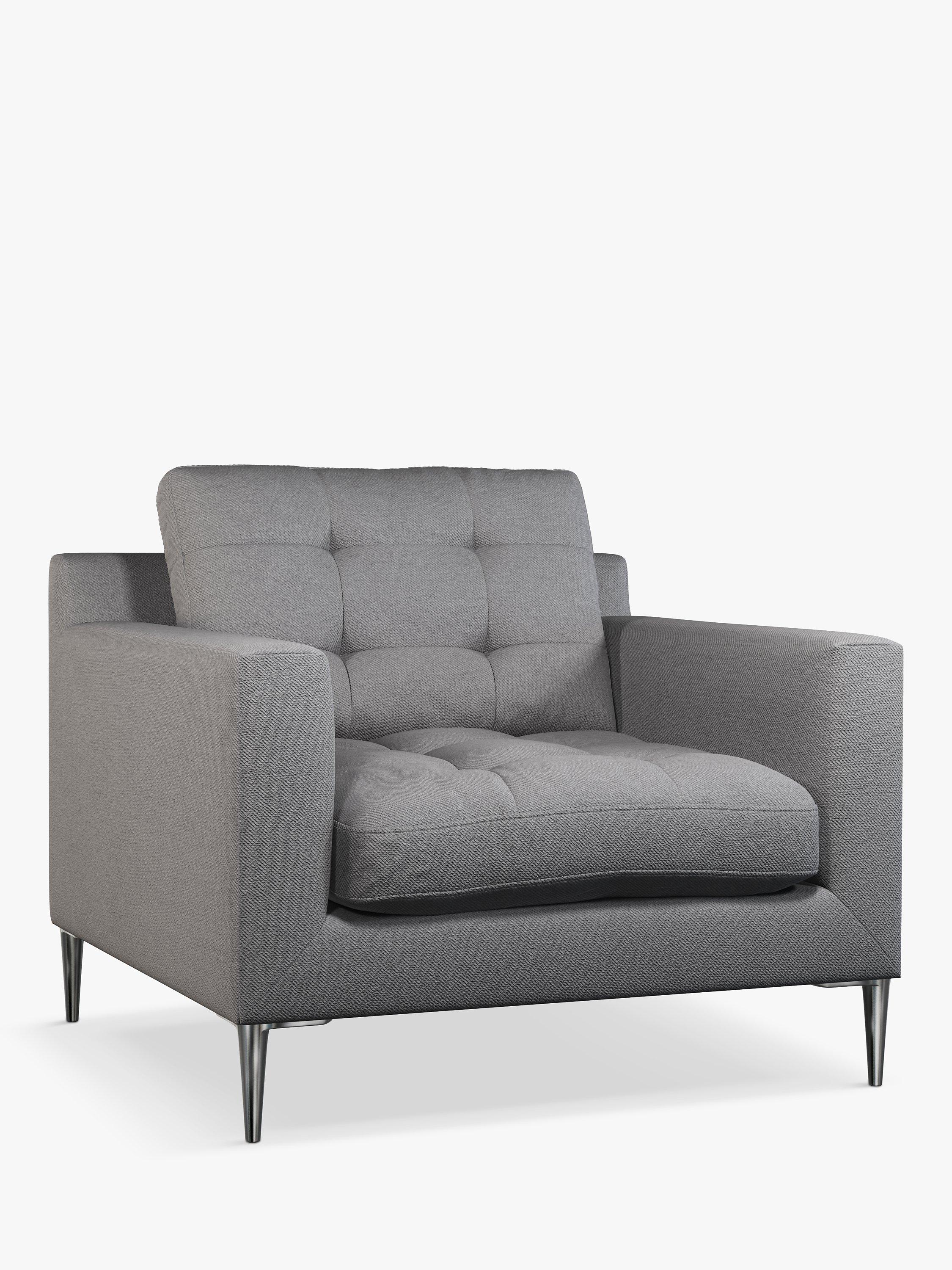 John Lewis Draper II Armchair, Metal Leg