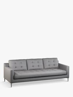 John Lewis Draper II Grand 4 Seater Sofa, Metal Leg, 