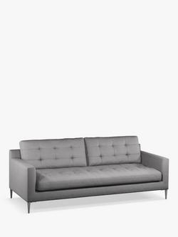 John Lewis Draper II Large 3 Seater Sofa, Metal Leg, 