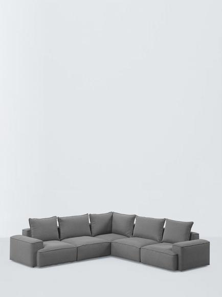 John Lewis Border 6 Seater Corner Sofa, 