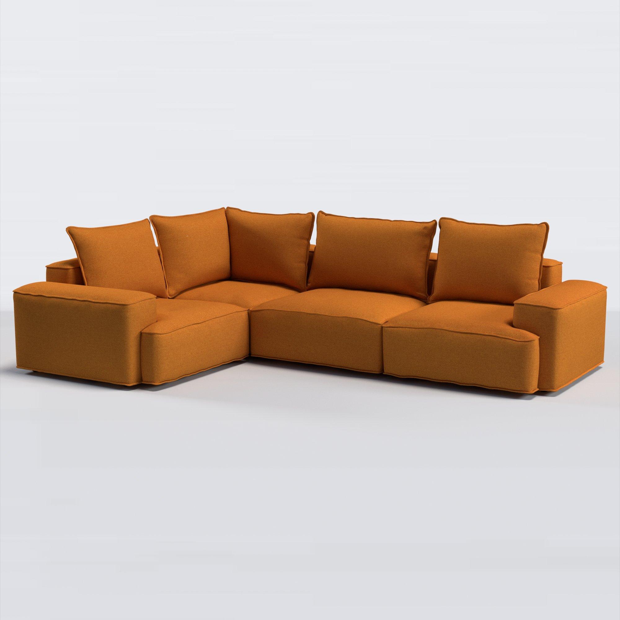 Border Range, John Lewis Brushed Tweed Fabric, Honey, Price Band A