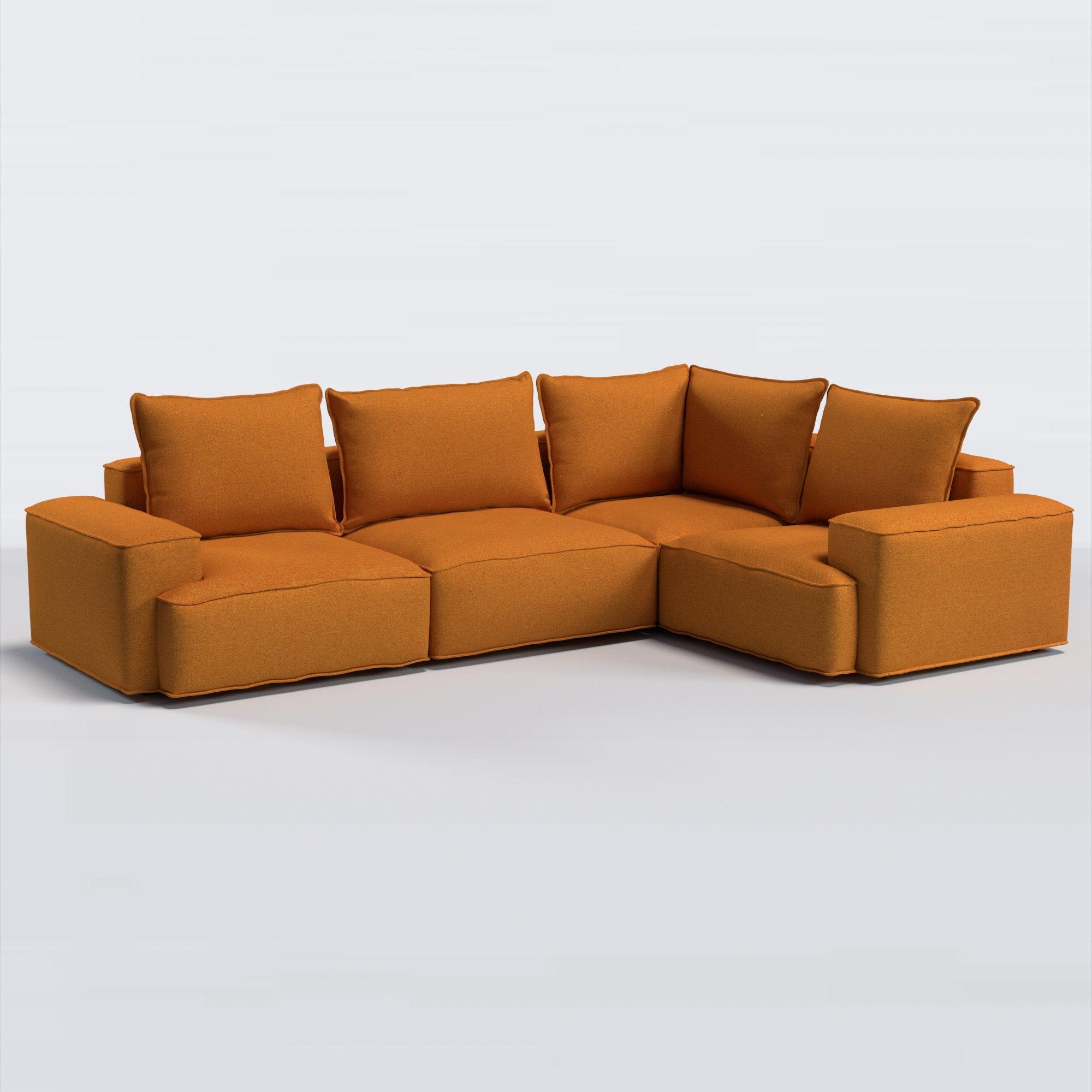 Border Range, John Lewis Brushed Tweed Fabric, Honey, Price Band A