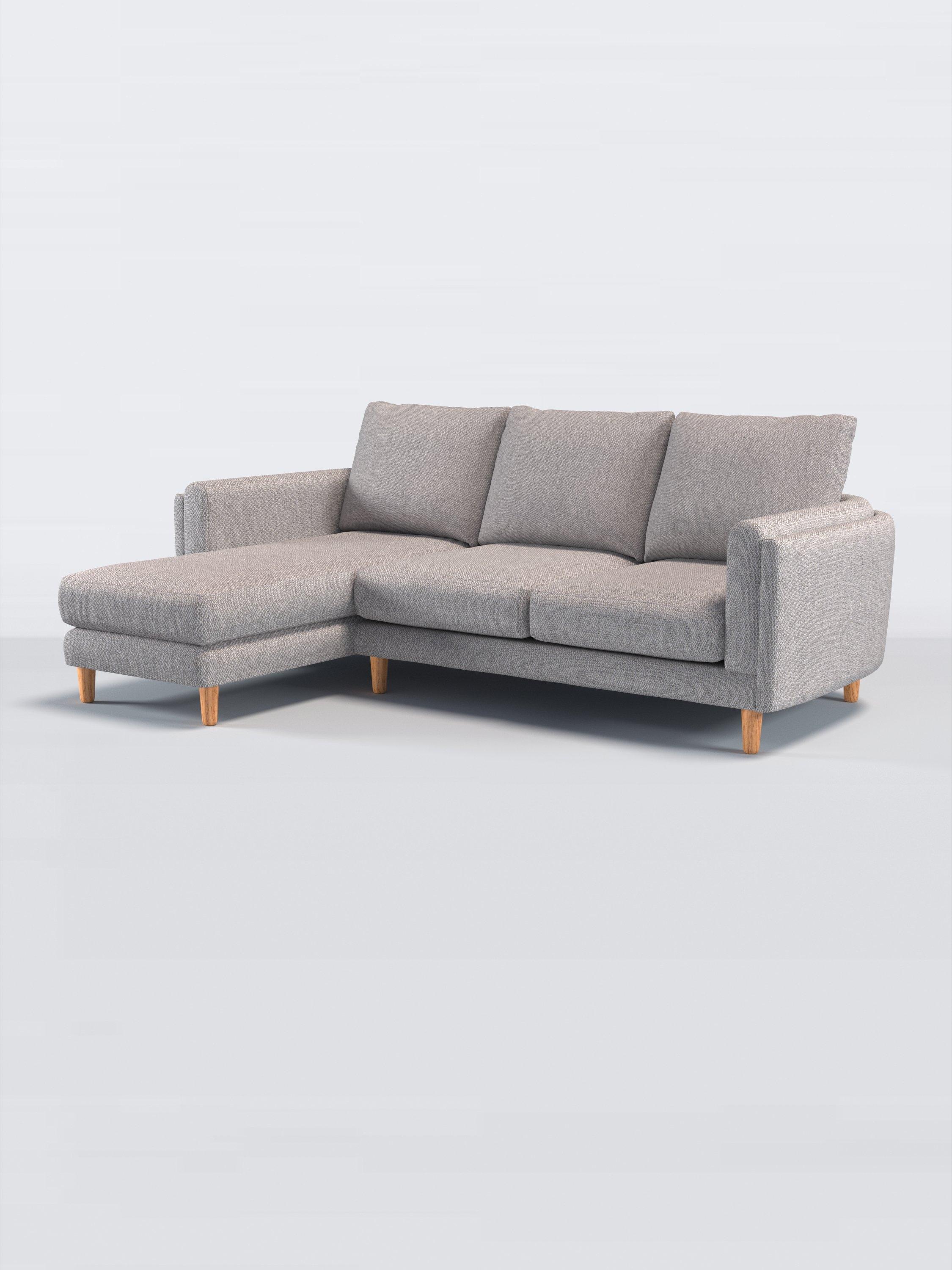 Harbour Range, John Lewis Twisted Boucle Fabric, Silver Grey, Price Band D