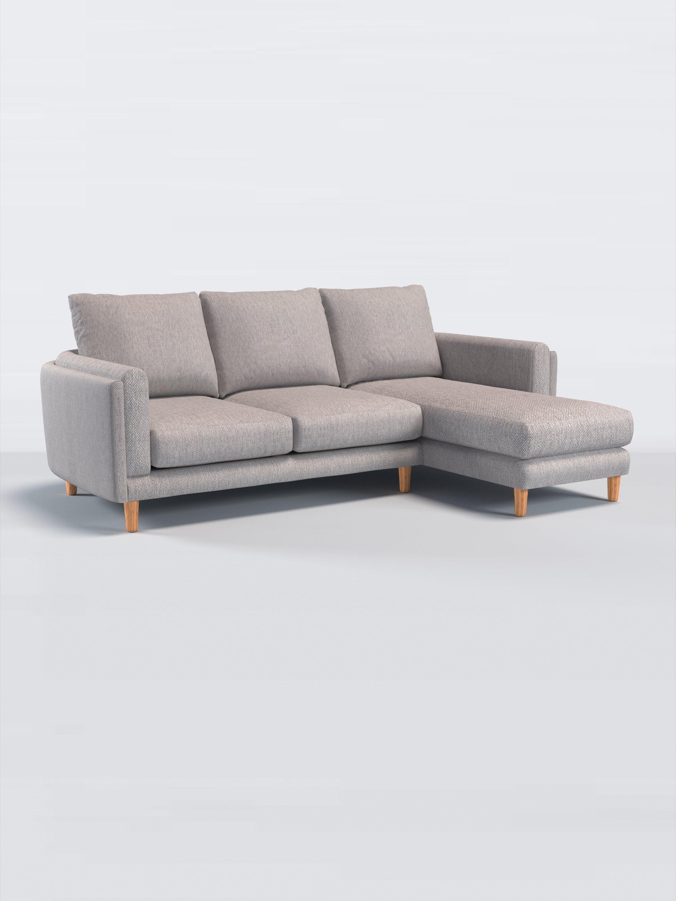 Harbour Range, John Lewis Twisted Boucle Fabric, Silver Grey, Price Band D