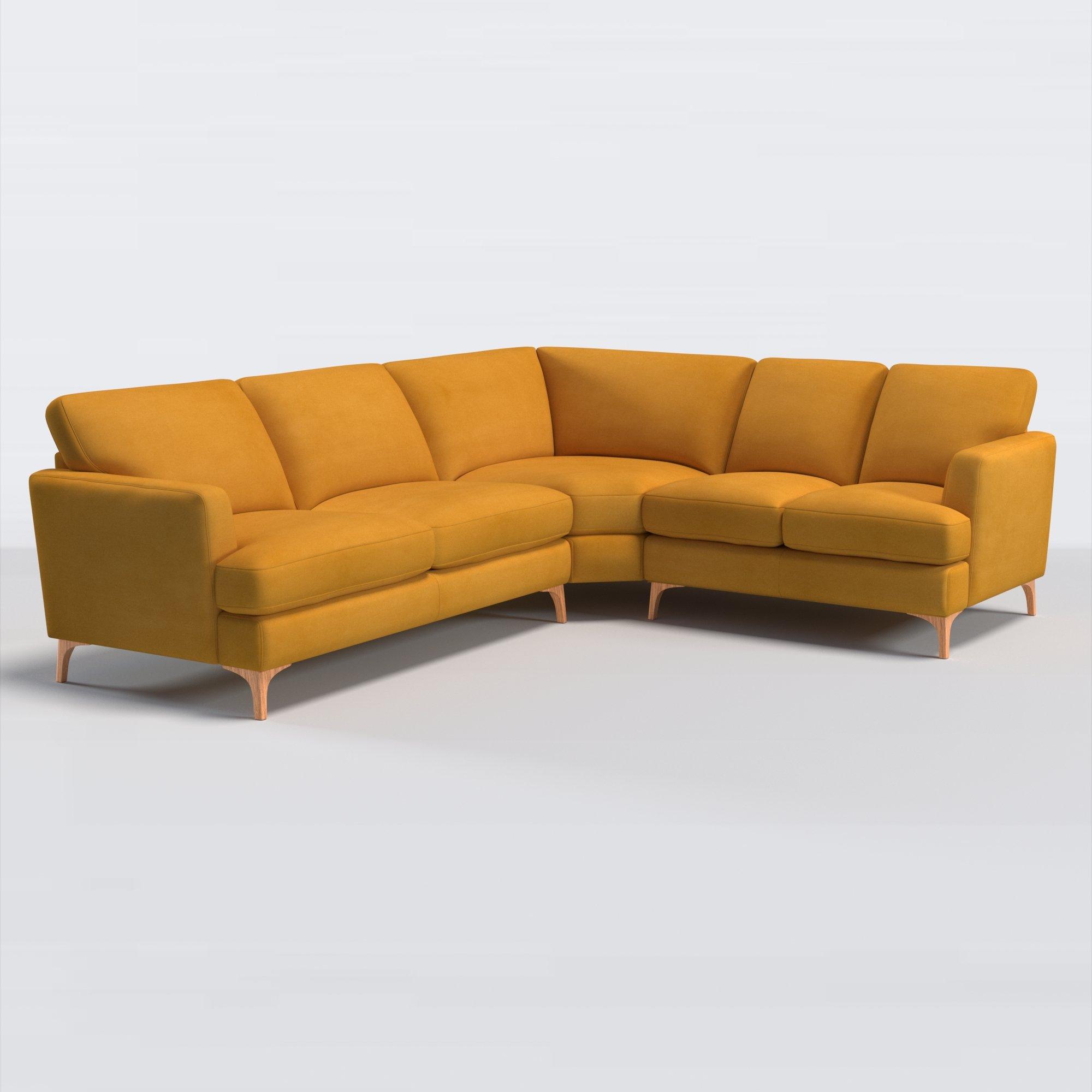Iona Range, John Lewis Easy Clean Plush Velvet Fabric, Honey, Price Band B