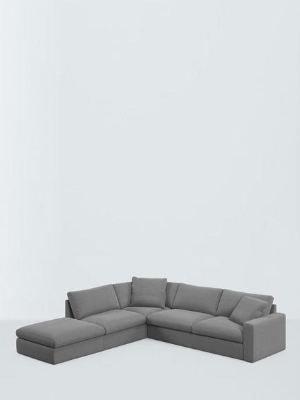John Lewis Mellow 5 Seater LHF Chaise End Sofa, 