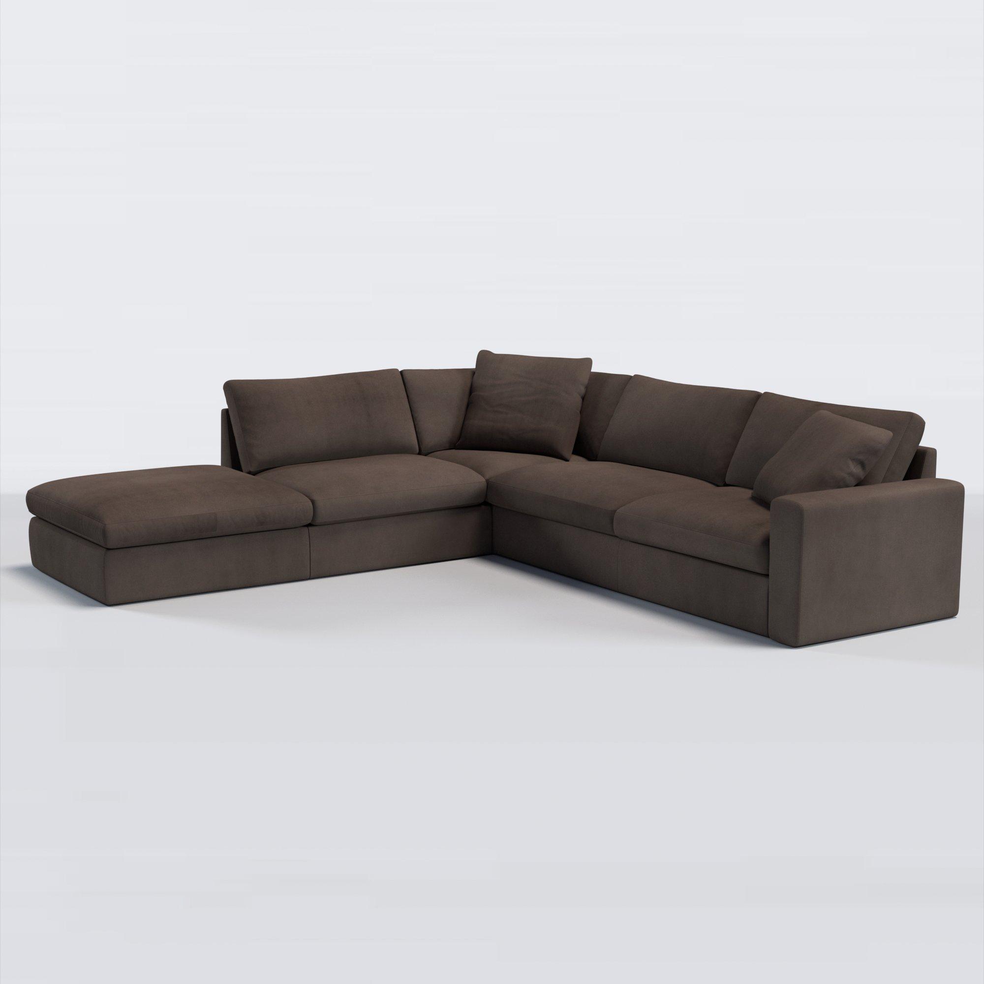 Mellow Range, John Lewis Easy Clean Plush Velvet Fabric, Charcoal, Price Band B