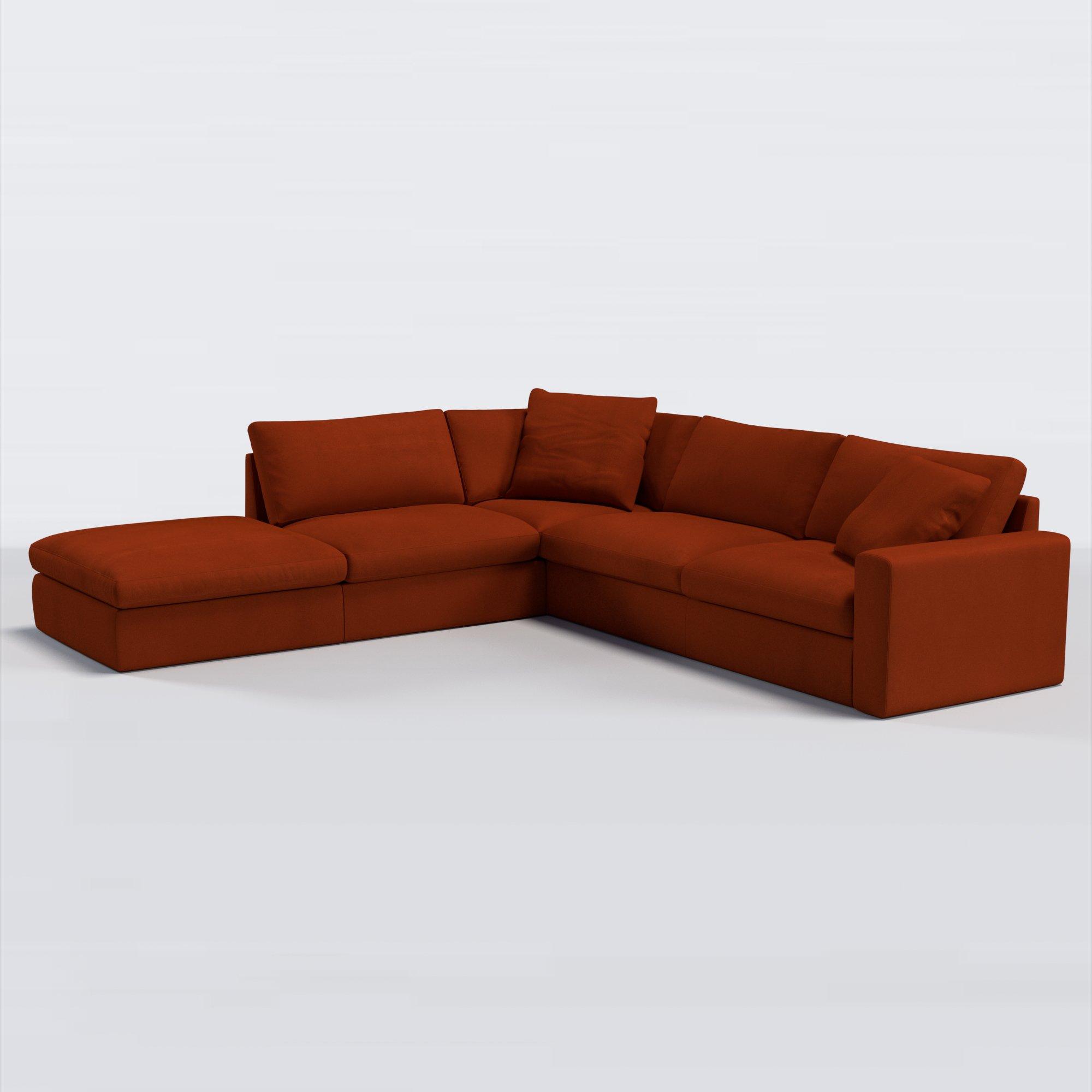Mellow Range, John Lewis Easy Clean Plush Velvet Fabric, Auburn, Price Band B