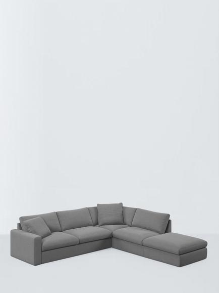 John Lewis Mellow 5 Seater RHF Chaise End Sofa, 