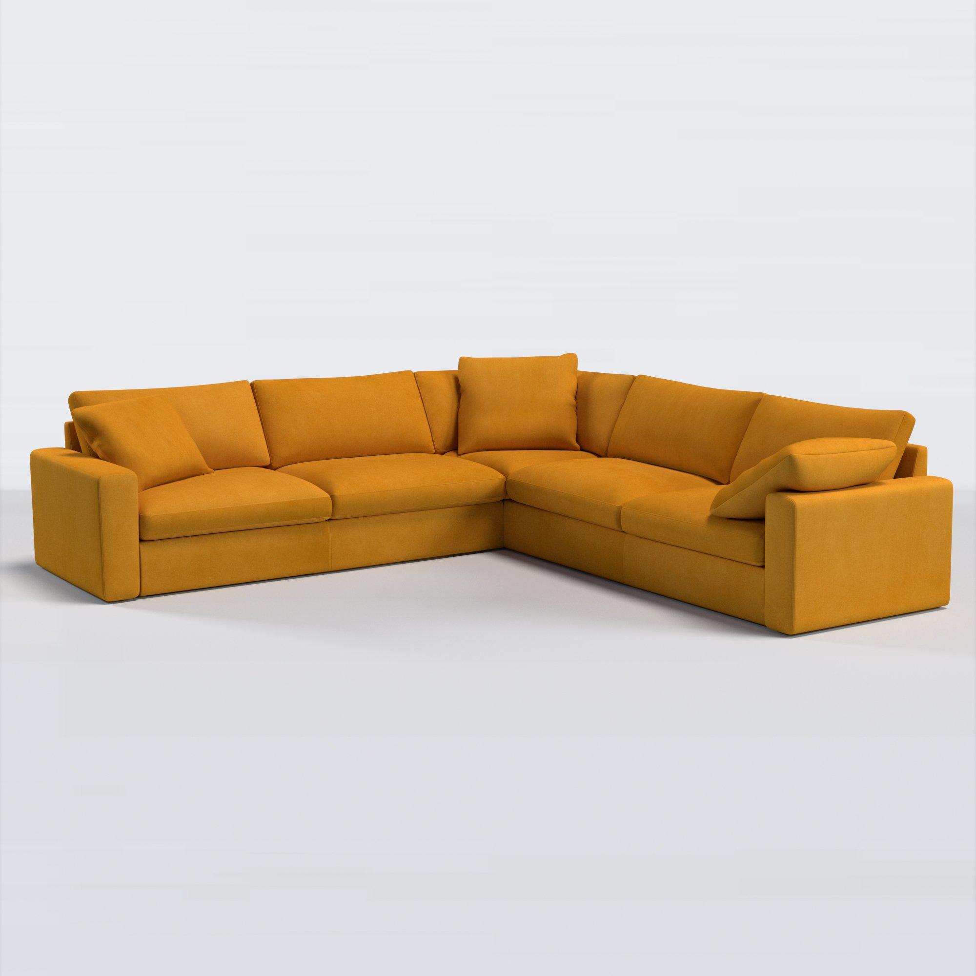 Mellow Range, John Lewis Easy Clean Plush Velvet Fabric, Honey, Price Band B