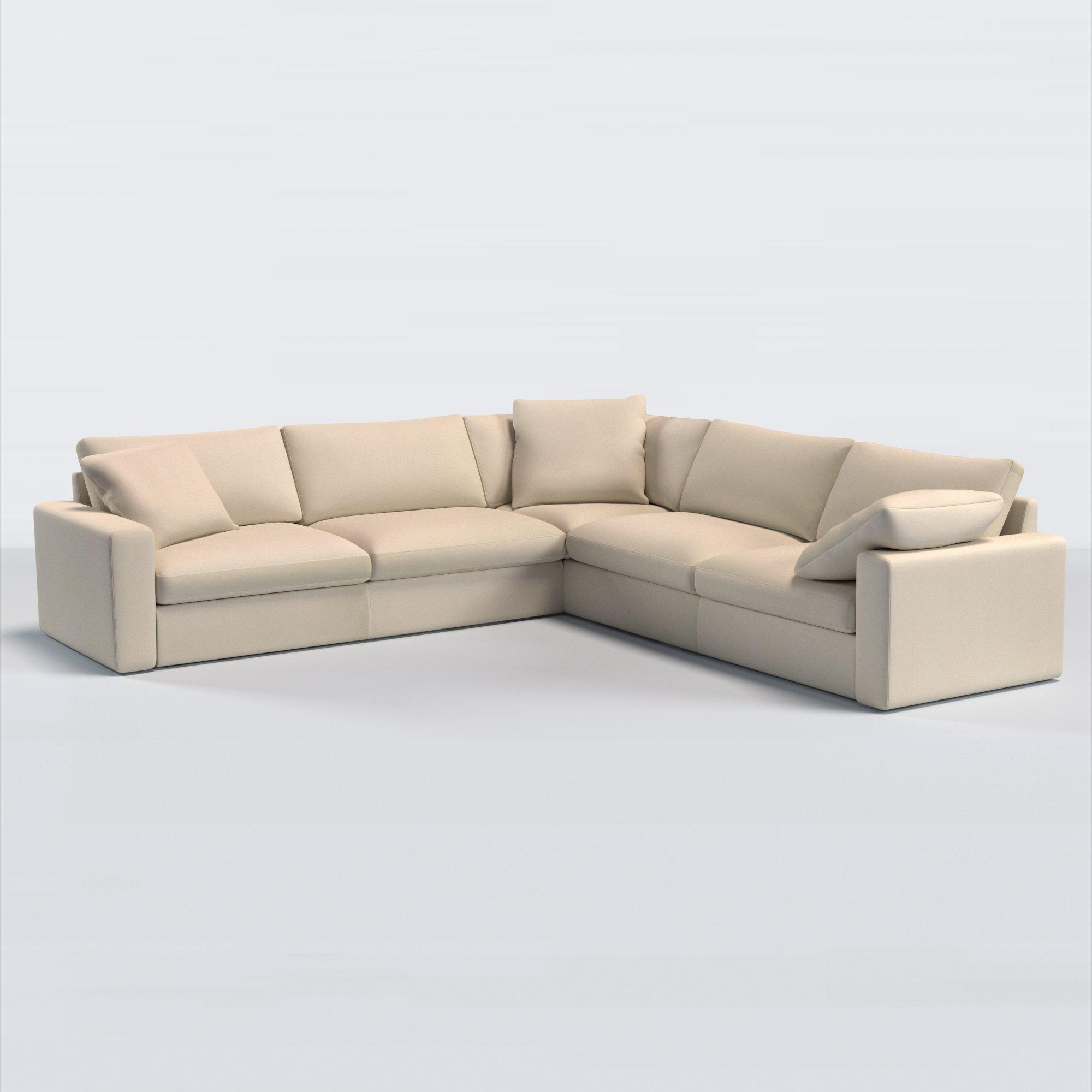 Mellow Range, John Lewis Easy Clean Eco Velvet Fabric, Natural, Price Band D