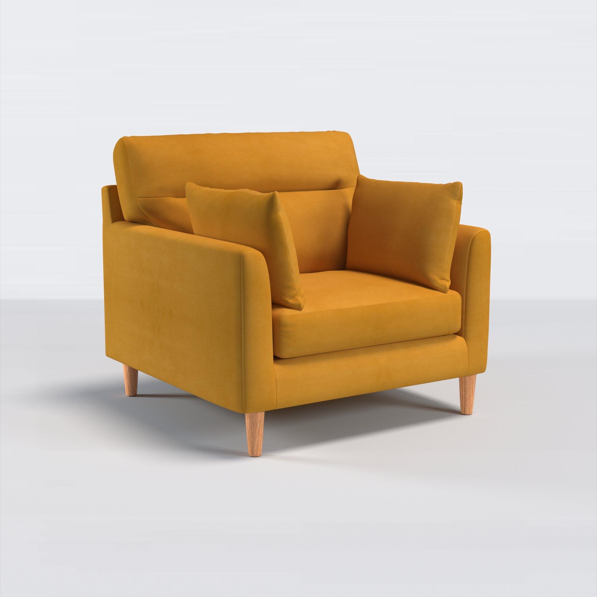 Munro Range, John Lewis Easy Clean Plush Velvet Fabric, Honey, Price Band B