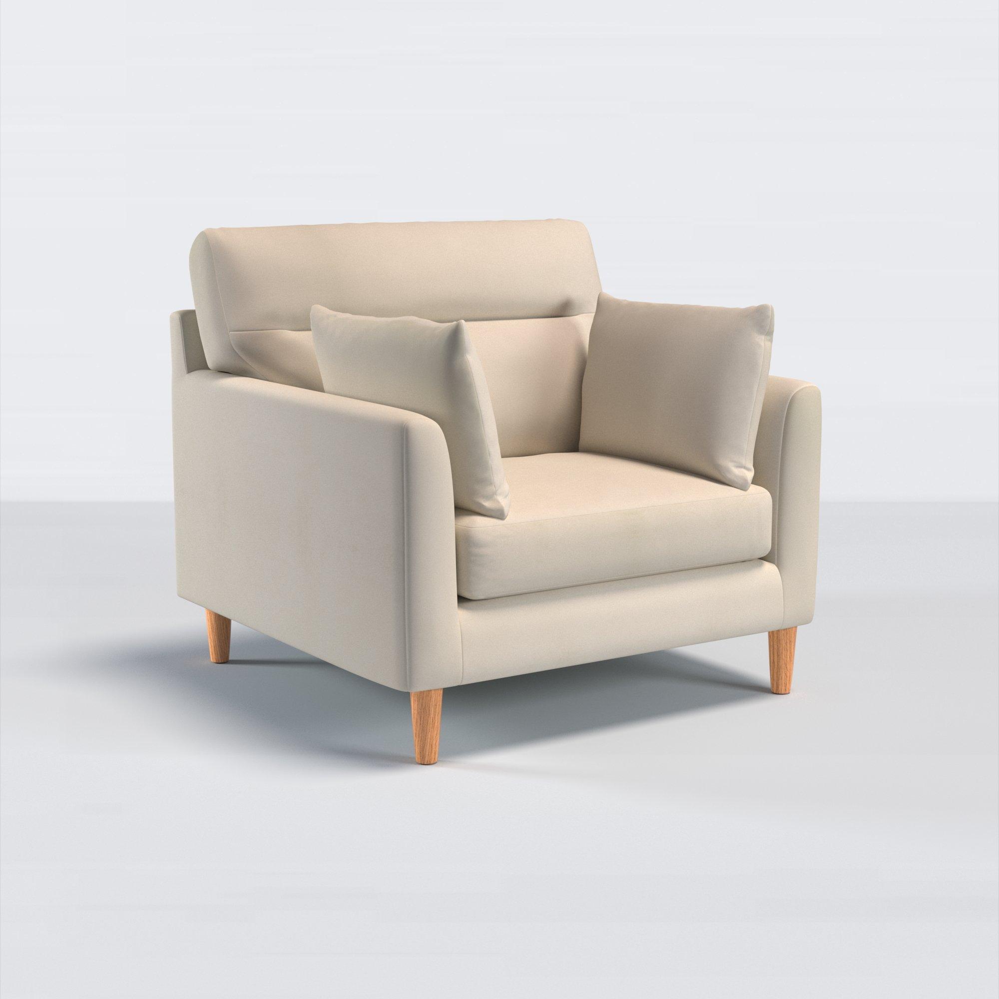 Munro Range, John Lewis Easy Clean Eco Velvet Fabric, Natural, Price Band D