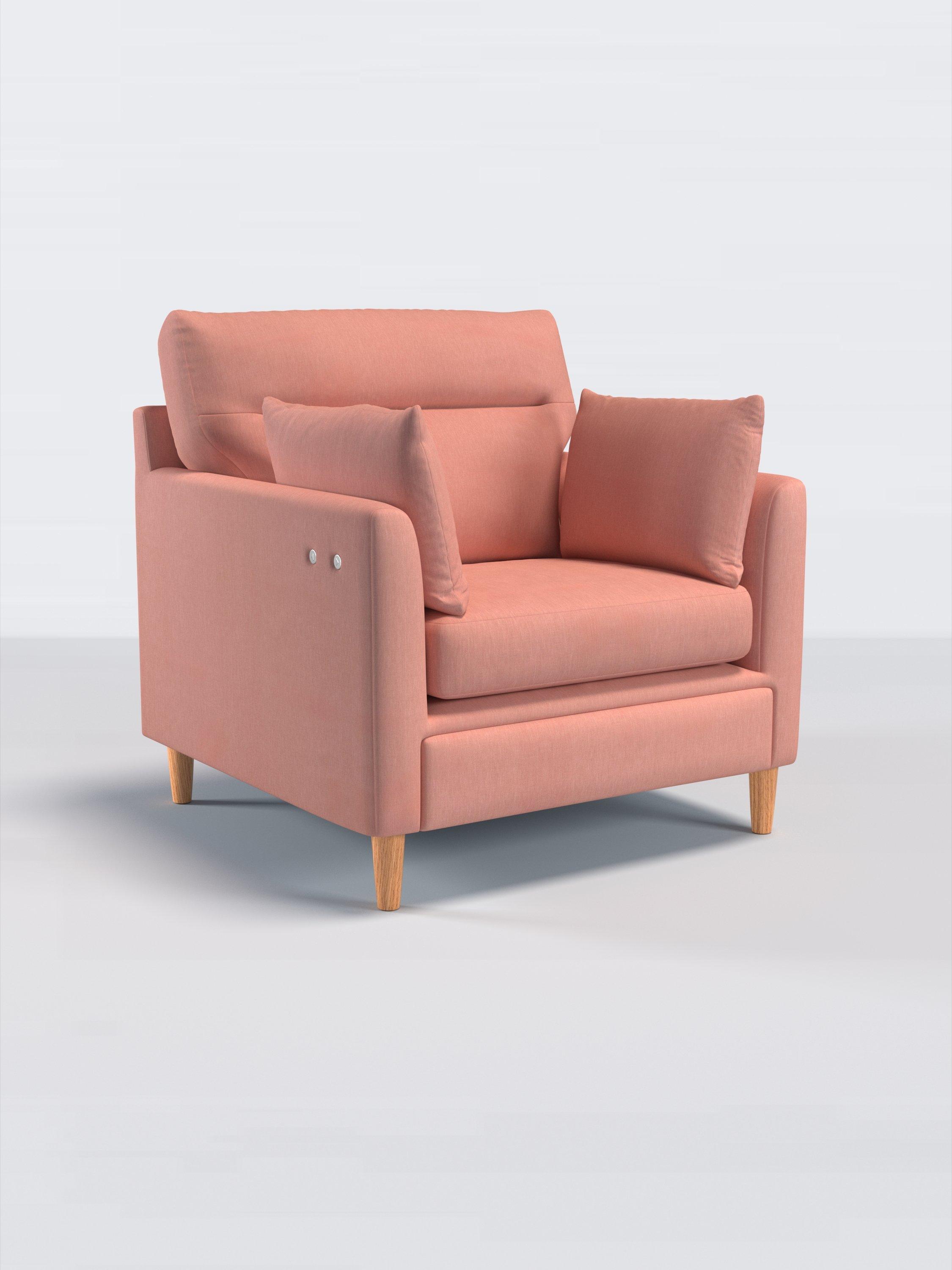 Munro Range, John Lewis Cotton Mix Fabric, Rosa Pink, Price Band C