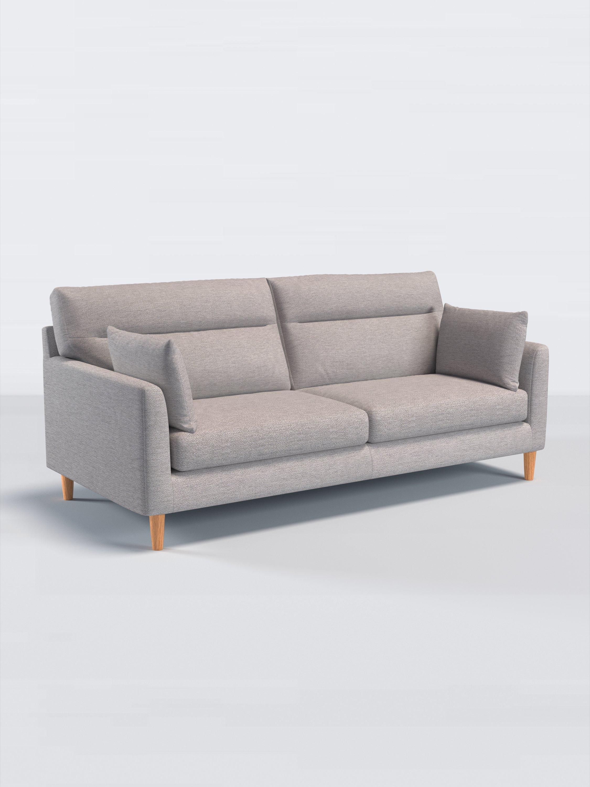 Munro Range, John Lewis Twisted Boucle Fabric, Silver Grey, Price Band D