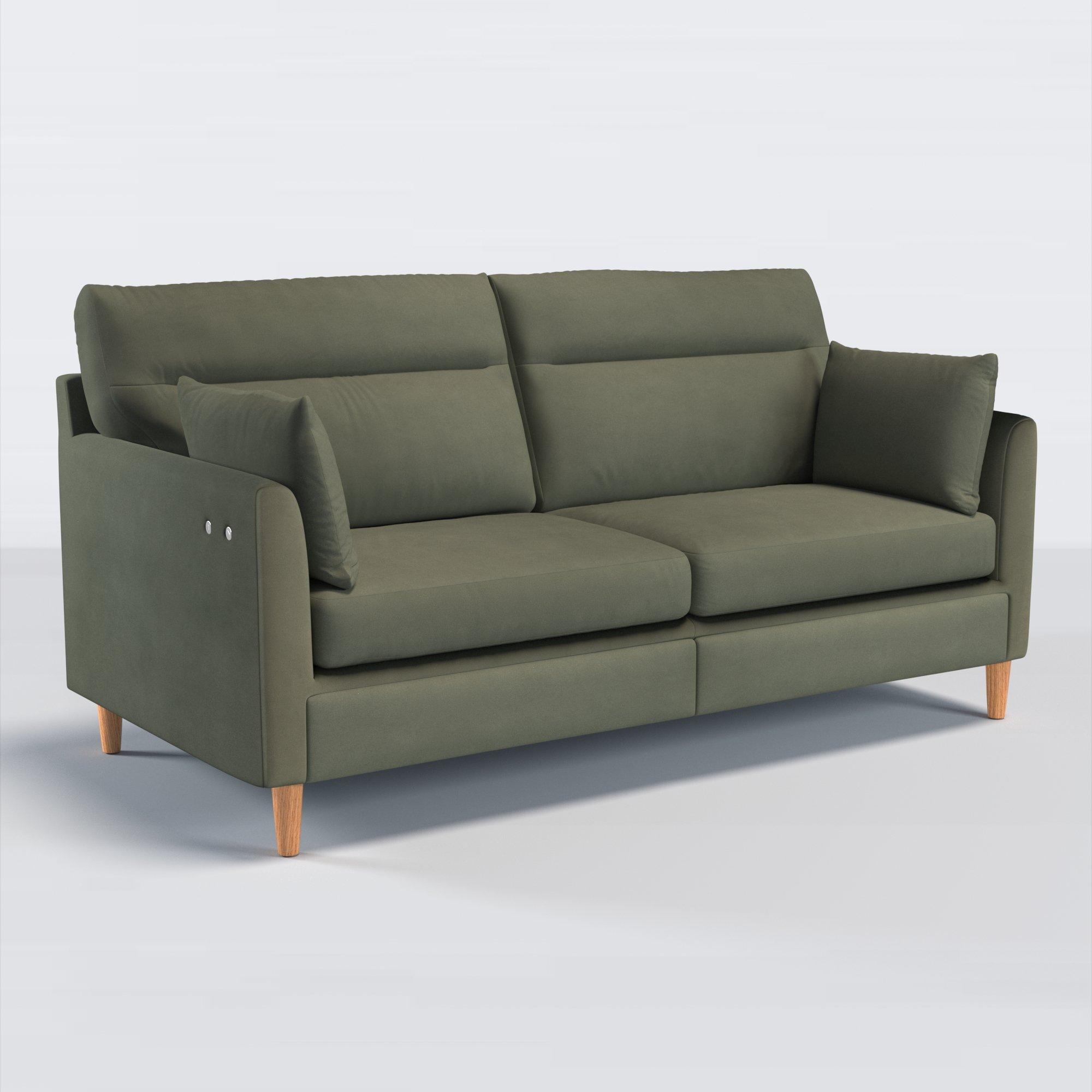 Munro Range, John Lewis Easy Clean Eco Velvet Fabric, Myrtle, Price Band D