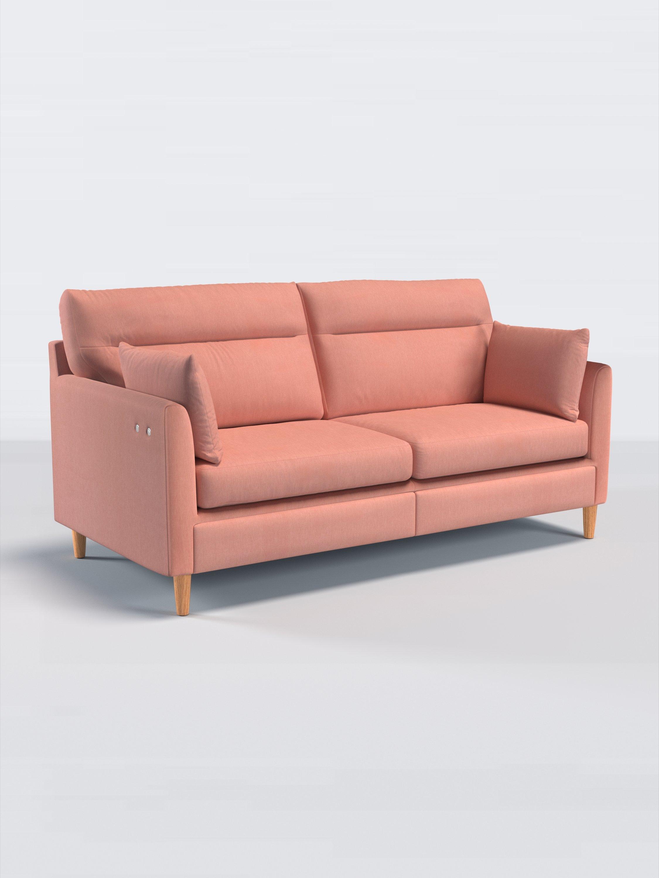 Munro Range, John Lewis Cotton Mix Fabric, Rosa Pink, Price Band C