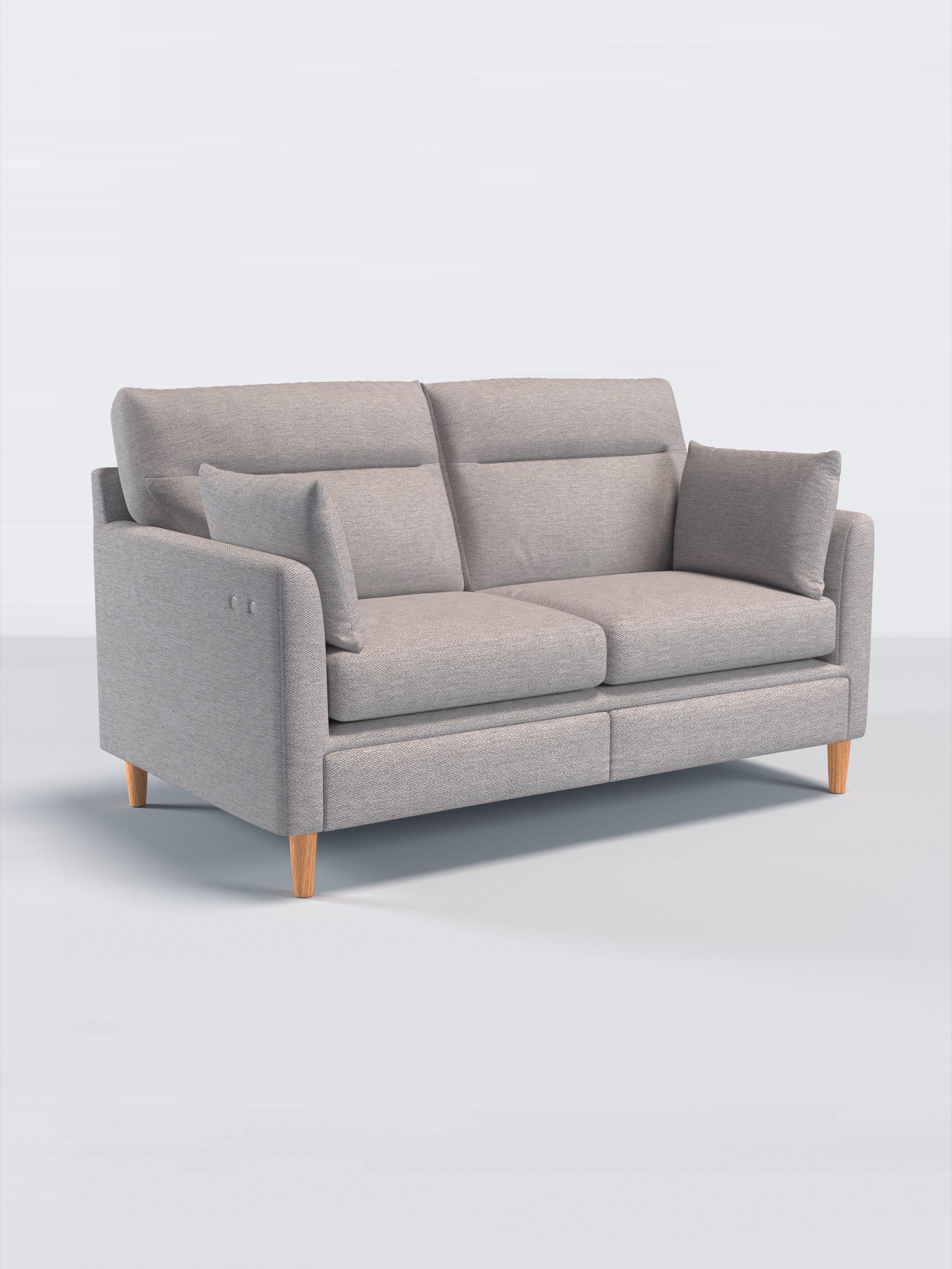 Munro Range, John Lewis Twisted Boucle Fabric, Silver Grey, Price Band D