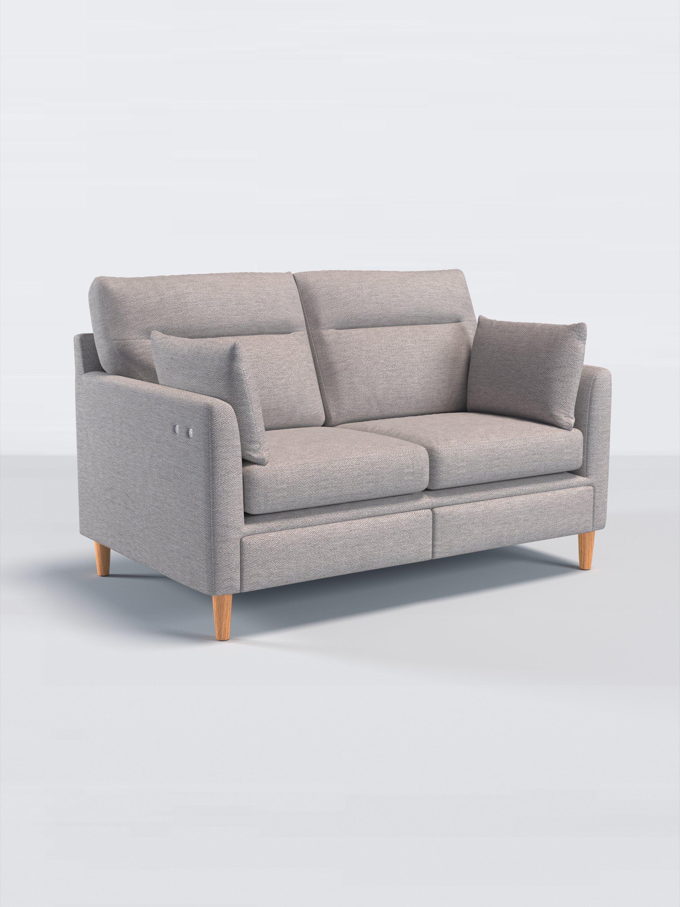 Munro Range, John Lewis Twisted Boucle Fabric, Silver Grey, Price Band D