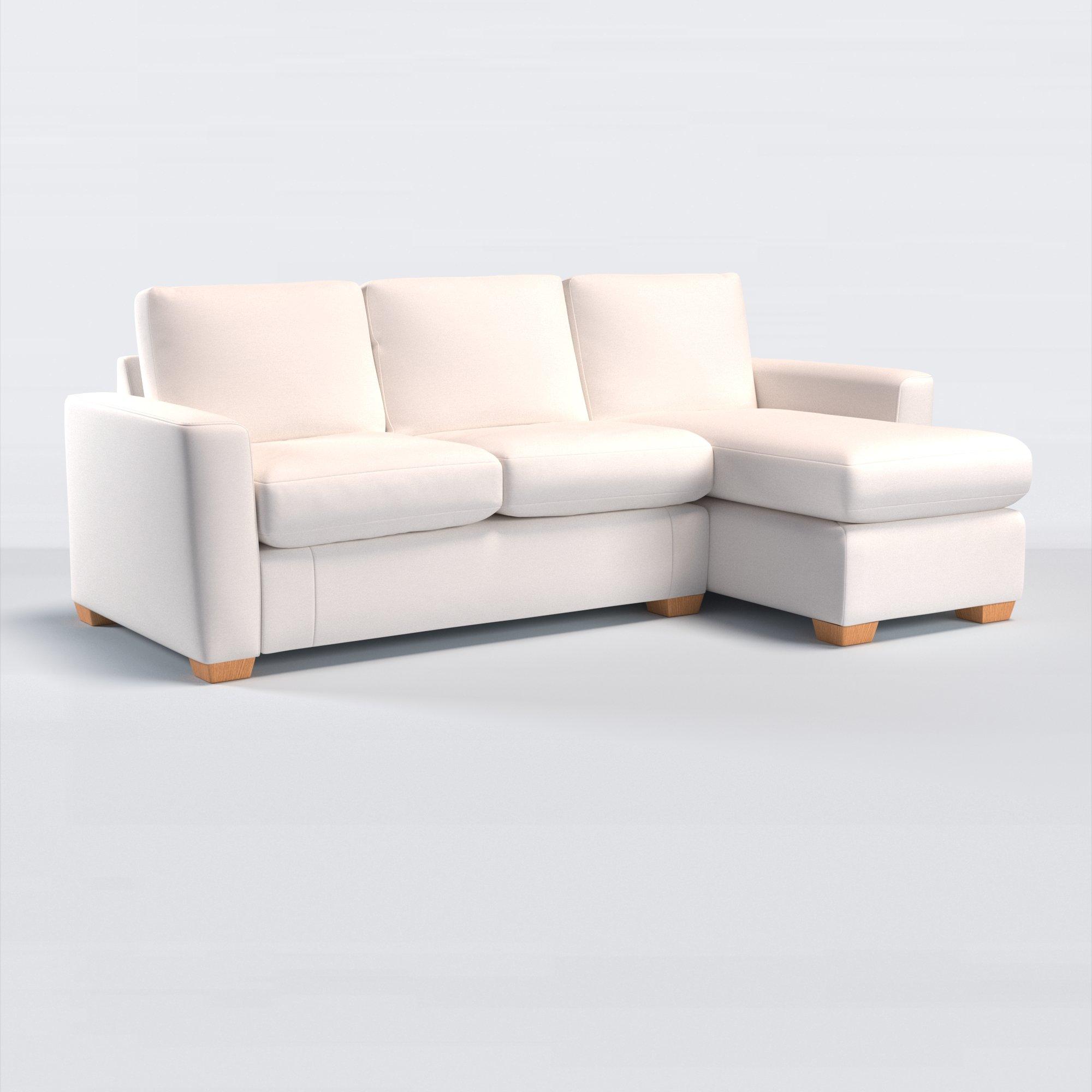 Oliver II Range, Aquaclean Titan Plain Fabric, Oyster White, Price Band D