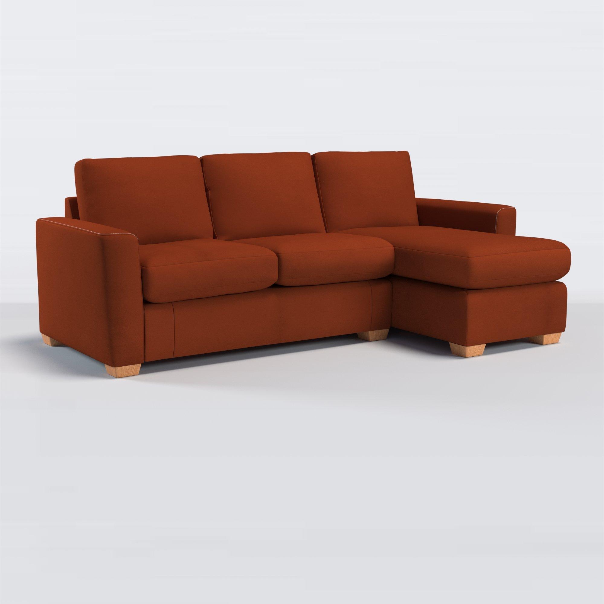 Oliver II Range, John Lewis Easy Clean Plush Velvet Fabric, Auburn, Price Band B