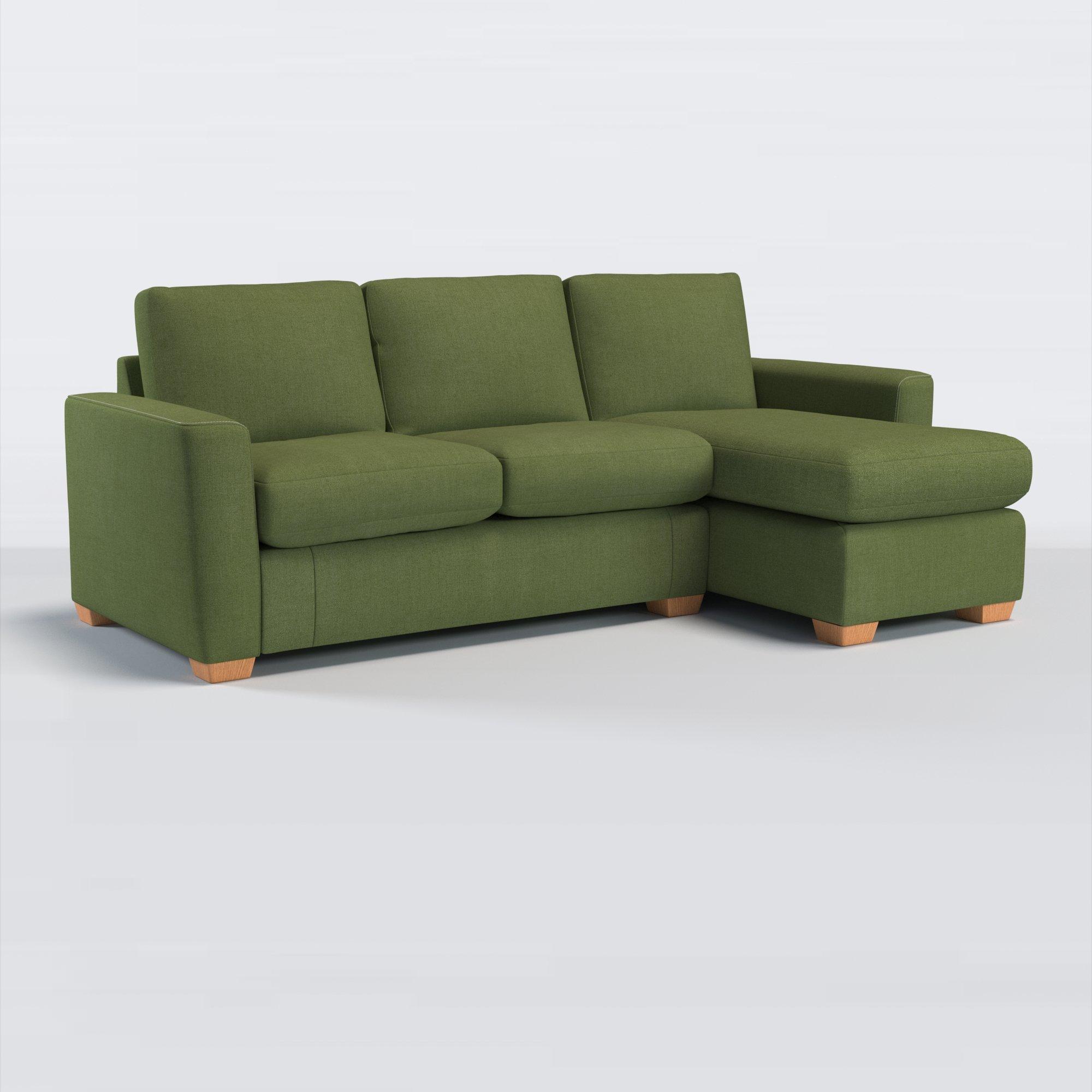 Oliver II Range, John Lewis Relaxed Linen Plain Fabric, Olive Green, Price Band B