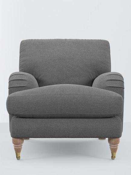 John Lewis Otley Armchair, Castor Feet - view 2, 